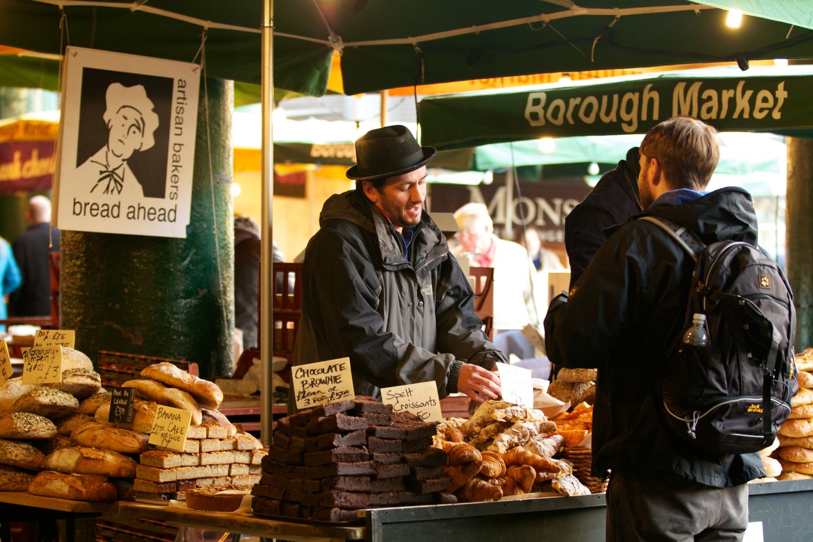 Matt Jones is the owner of Bread Ahead, in Borough Market, London